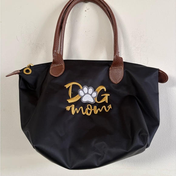 Dog Mom small Tote Bag Eco Shopping Mothers Day Gift for Mama Puppy Lovers - Picture 2 of 5